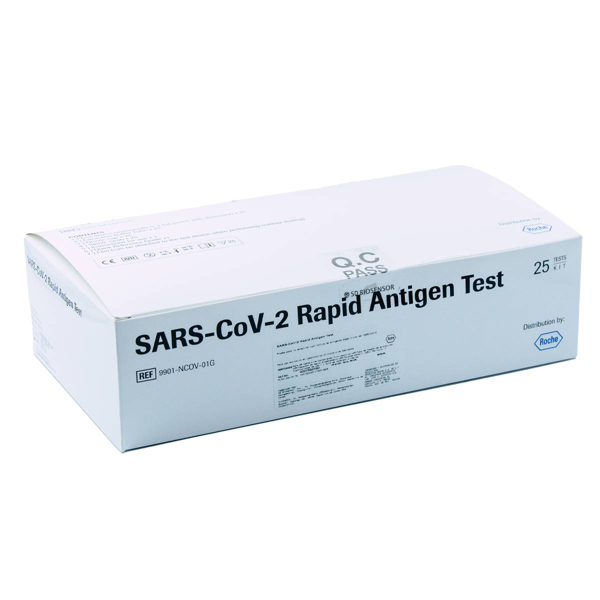 Prueba SARS-COV-2 Antigena Roche Caja con 25 pzas. - Farvisan - Caja
