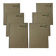 6 Pack Libretas Profesionales Ecológicas Rayter 100 Hojas Doble Aro Cuadro Chico, Grande y Raya