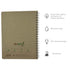 6 Pack Libretas Profesionales Ecológicas Rayter 100 Hojas Doble Aro Cuadro Chico, Grande y Raya