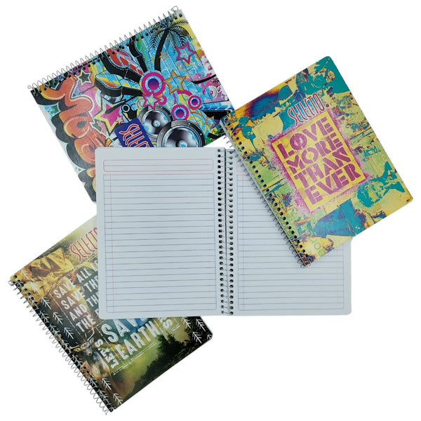 6 Pack Libretas Francesas Selecto Raya 100 Hojas 15x20 cm - Farvisan