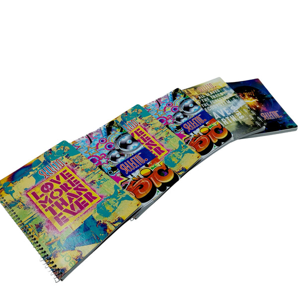 6 Pack Libretas Francesas Selecto Raya 100 Hojas 15x20 cm - Farvisan