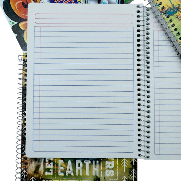 6 Pack Libretas Francesas Selecto Raya 100 Hojas 15x20 cm - Farvisan