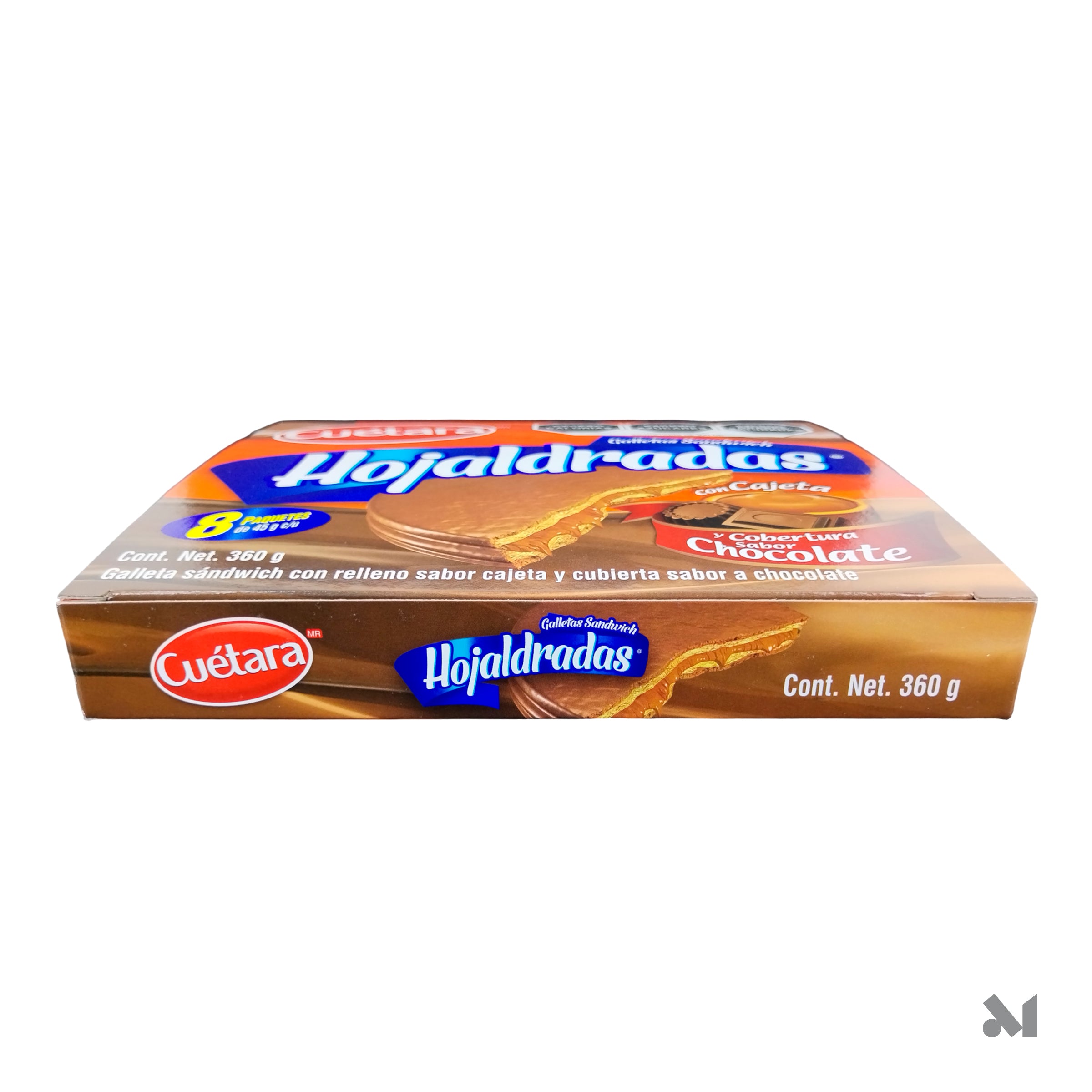 12 Paquetes Galletas Cuétara Hojaldradas Cajeta y Chocolate 360 g - Farvisan