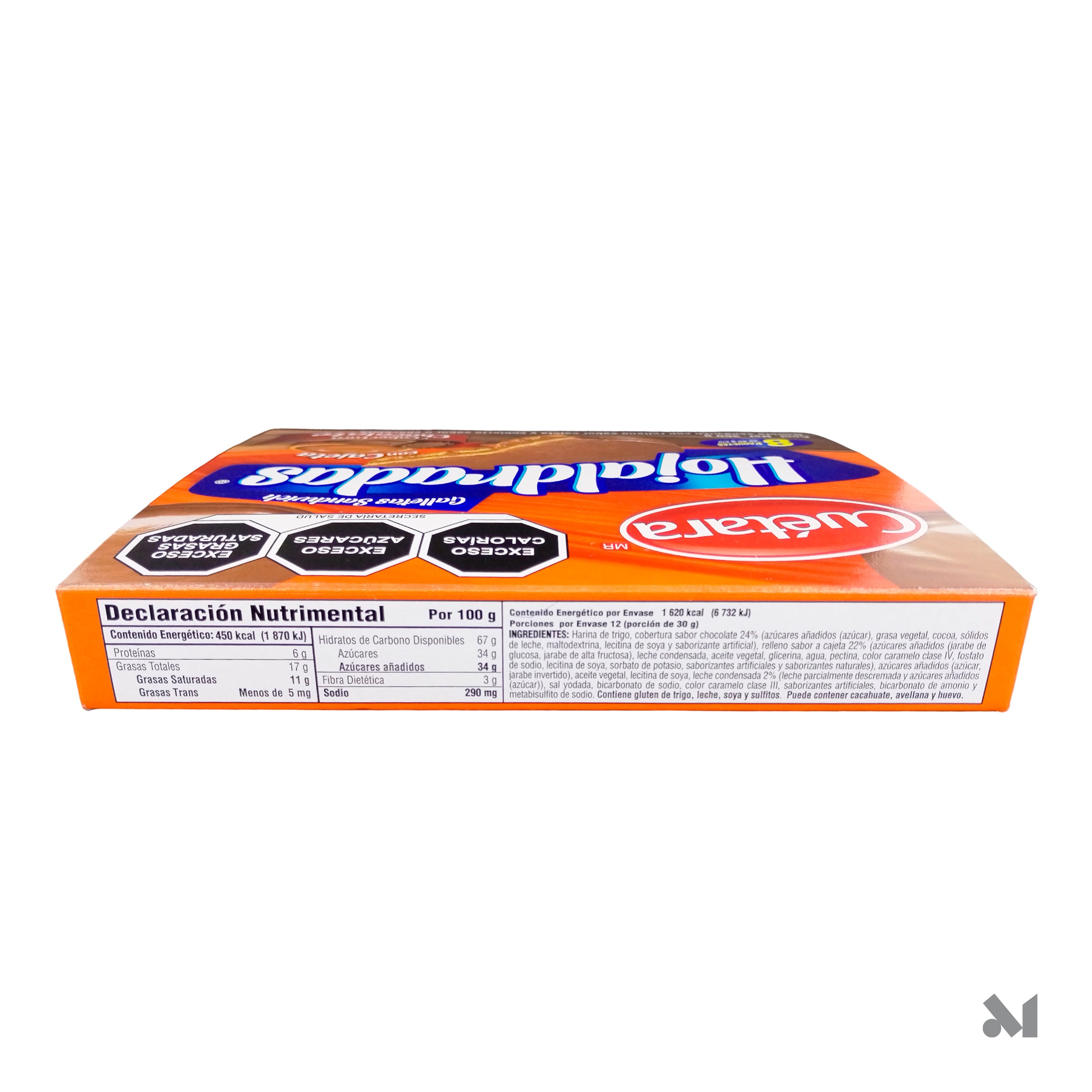 12 Paquetes Galletas Cuétara Hojaldradas Cajeta y Chocolate 360 g - Farvisan