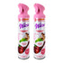 Pack 12 Aromatizantes Wiese Manzana Canela 226g - Desinfecta, Aromatiza y Neutraliza Olores - Farvisan