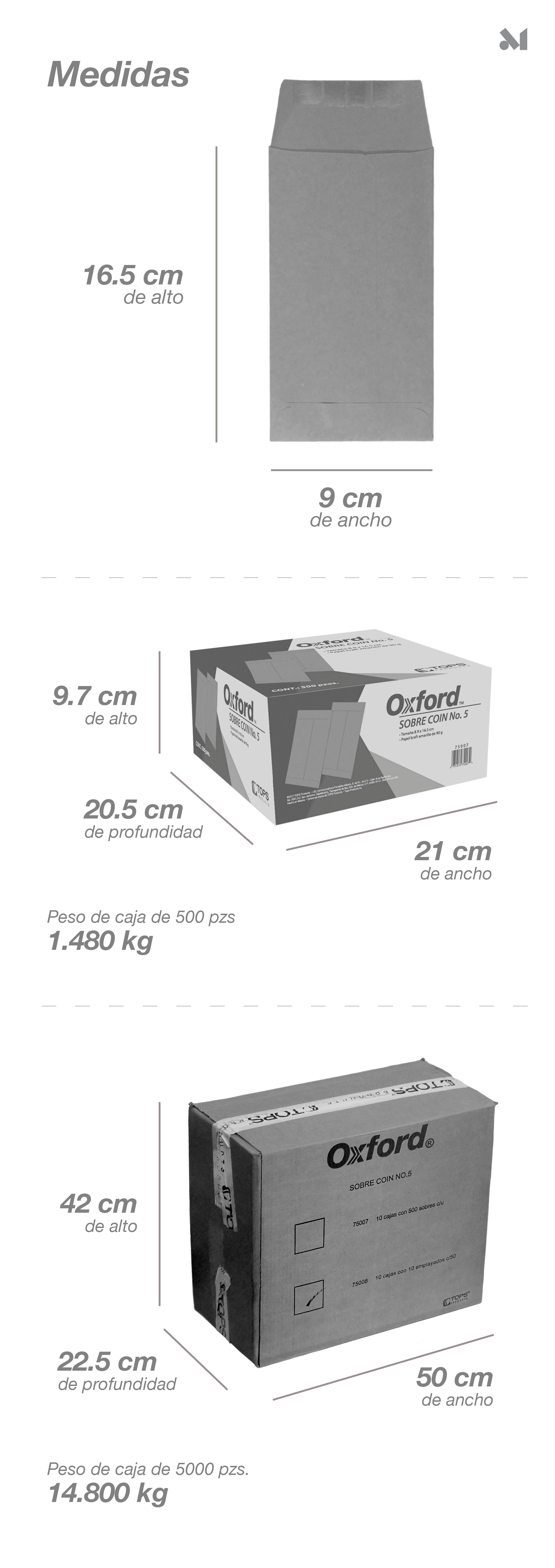 Sobre Coin Manila 8.9 x 16.5 cm Con Cierre Adhesivo Caja Con 5000 Piezas - Farvisan - Default Title