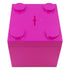 5 pzs Cubo Ensamblable Alcancía Color Rosa