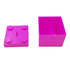 5 pzs Cubo Ensamblable Alcancía Color Rosa