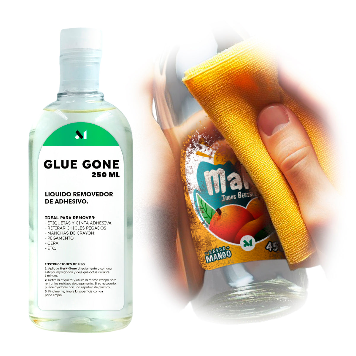GLUE GONE Líquido Removedor de Adhesivo Merkanta - Farvisan