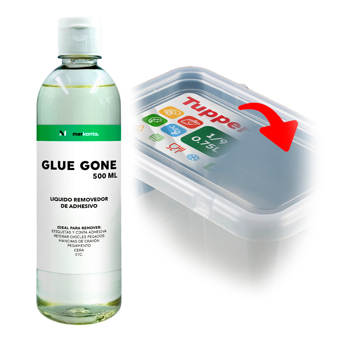GLUE GONE Líquido Removedor de Adhesivo Merkanta - Farvisan