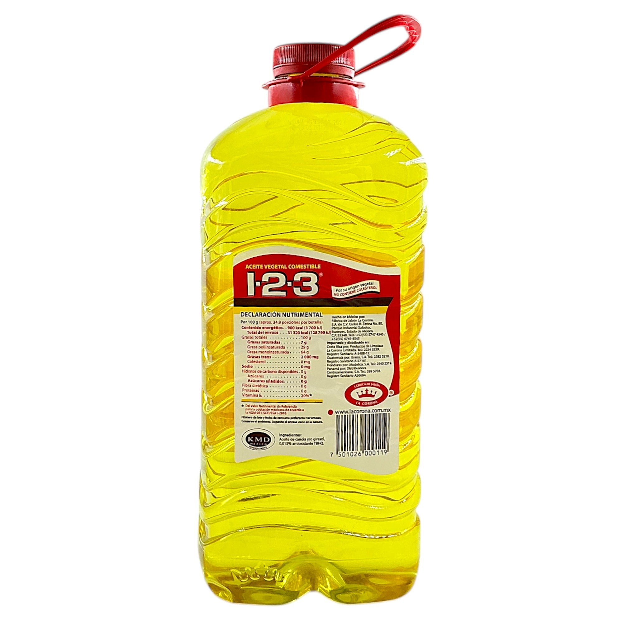 4 Galones de Aceite Vegetal Comestible 123 - Farvisan