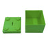 5pzs Cubo Alcancía Fiesta Infantil Alcancia Cubo Verde