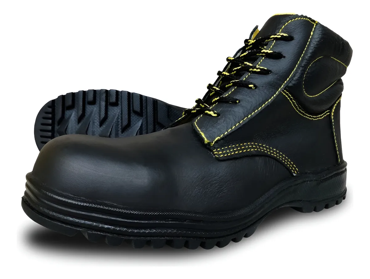 Zapatos de Seguridad Borsegui Negro con Poliamida – Caja con 24 Pares - Farvisan