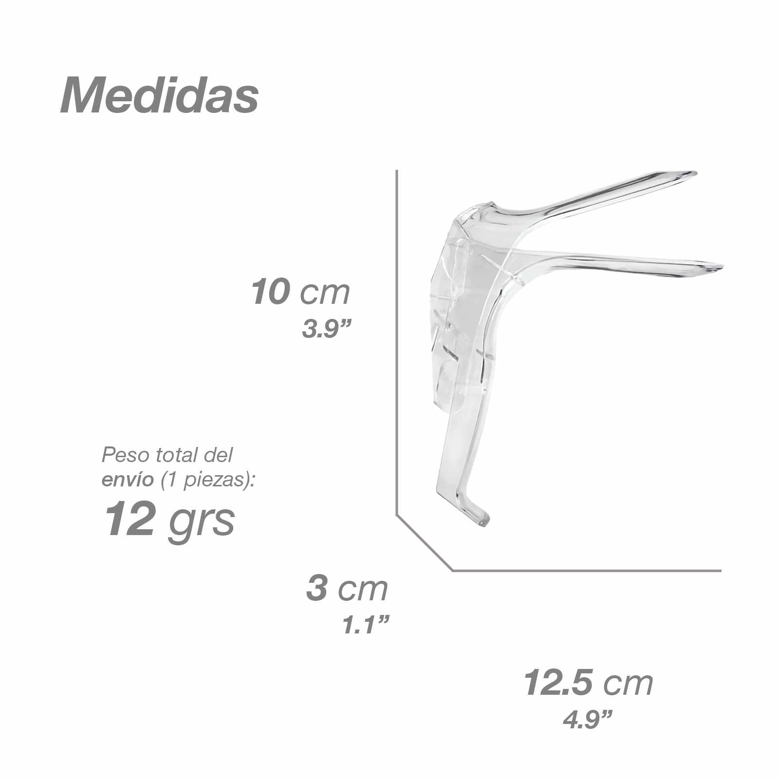 Espejo Vaginal Desechable Tzaly – Caja con 100 Piezas - Farvisan - Default Title