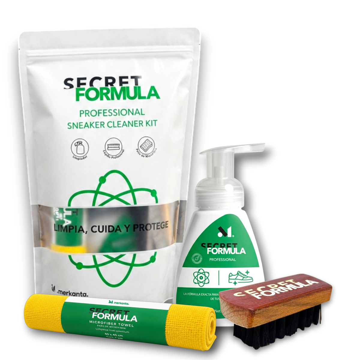 Kit Limpiador para Tenis Secret Formula Merkanta - Farvisan