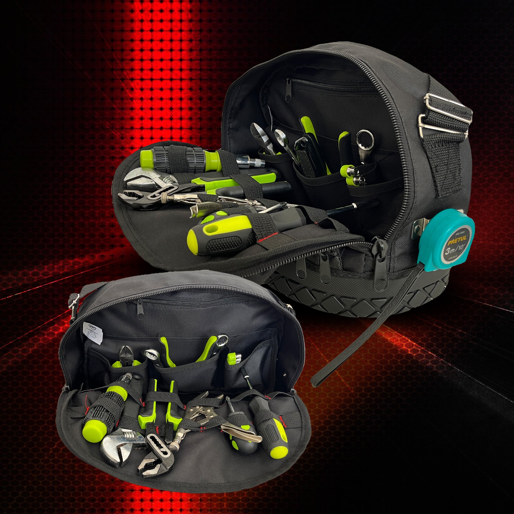 Pack de Mochila y Maleta de Trabajo McGuire-Nicholas DMX-22419 y DMX-22519 con Base de Hule y Múltiples Compartimentos - Farvisan