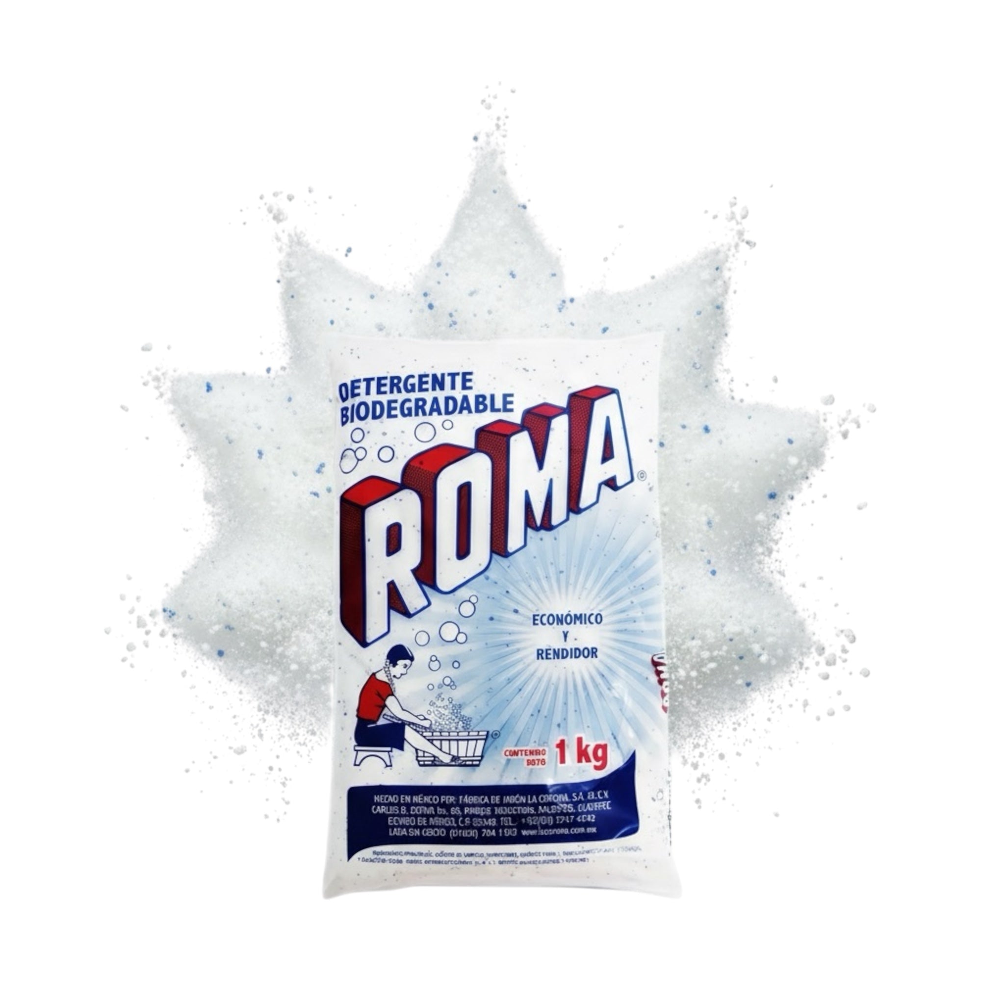 10 Bolsas de Jabón en Polvo Roma 1 Kg - Farvisan