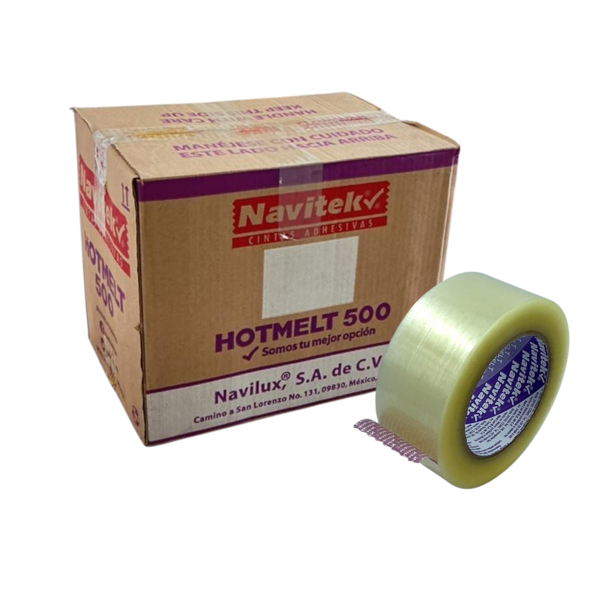 Cinta de Empaque Navitek Hot Melt 48mm x 150m | Caja 36 Pzas
