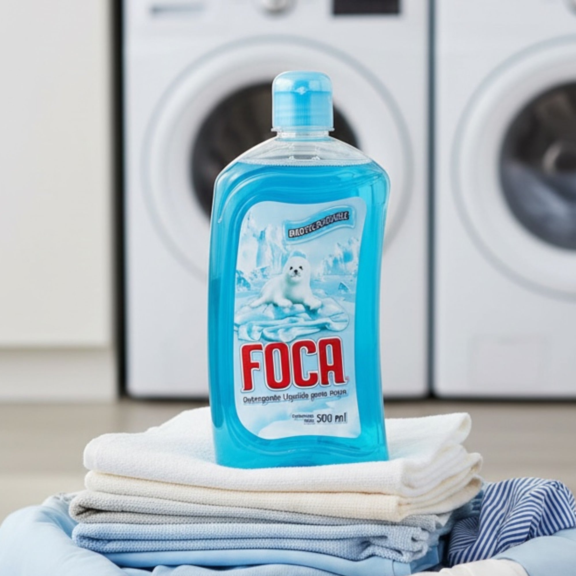 12 Botellas de Detergente Liquido Foca 500 ml c/u - Farvisan