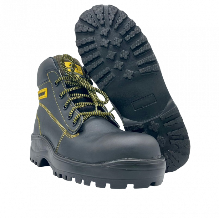 Zapato de Seguridad Barretero 400CA de Piel con Casco de Acero y Suela Antiderrapante – Caja 25 Pares - Farvisan