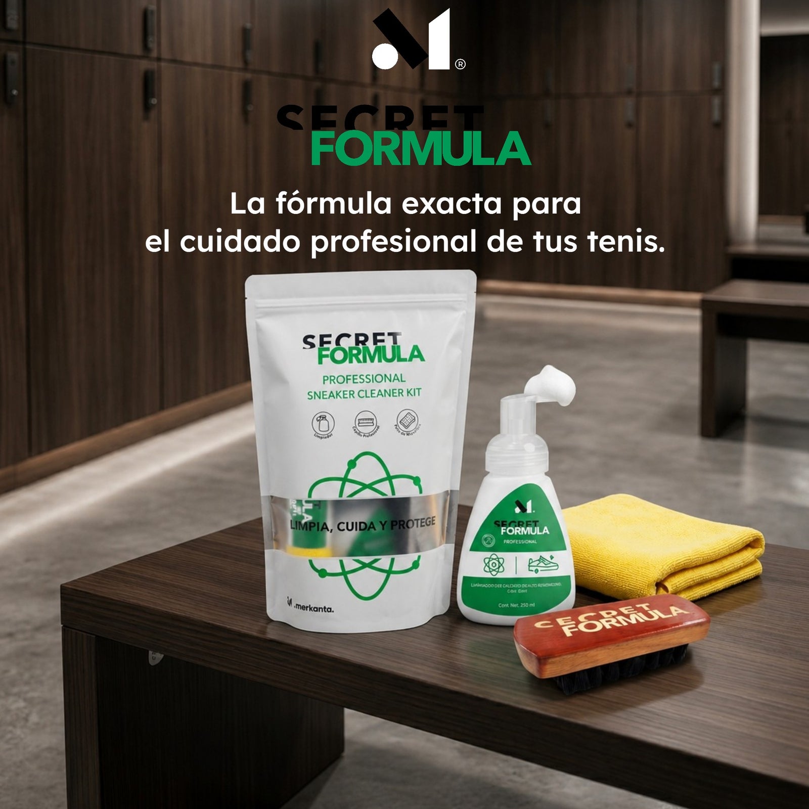 Kit Limpiador para Tenis Secret Formula Merkanta - Farvisan