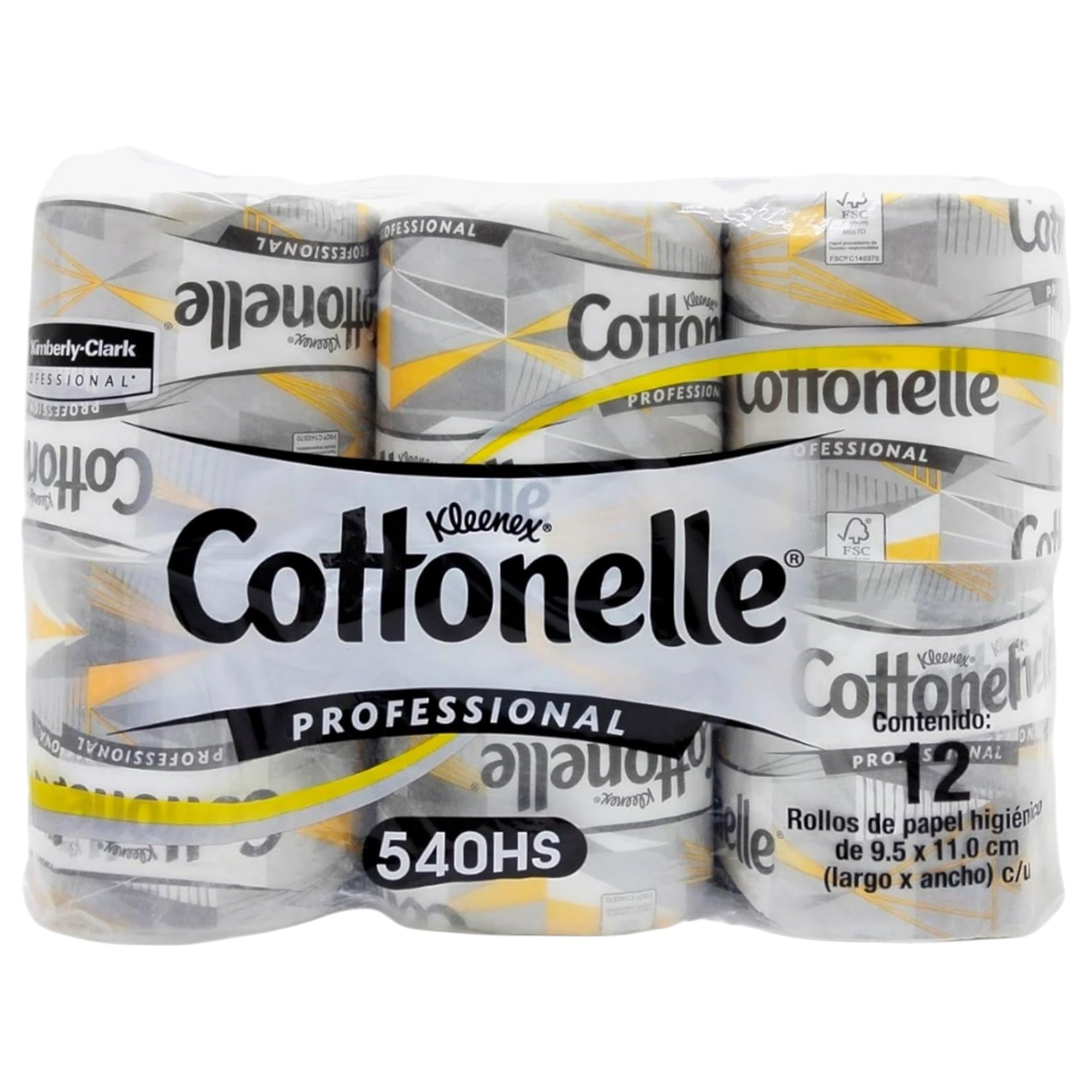 Colchón con 72 Rollos de Papel Higiénico Kleenex Cottonelle – 540 Hojas por Rollo
