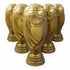 60 Pzs Vaso Alcancía Copa Mundial Dorado 1.6 Litros - Farvisan