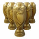 60 Pzs Vaso Alcancía Copa Mundial Dorado 1.6 Litros - Farvisan
