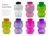 63 Vasos de Plastico Hello Kitty de 1 Litro para Kittychela - Mayoreo - Farvisan