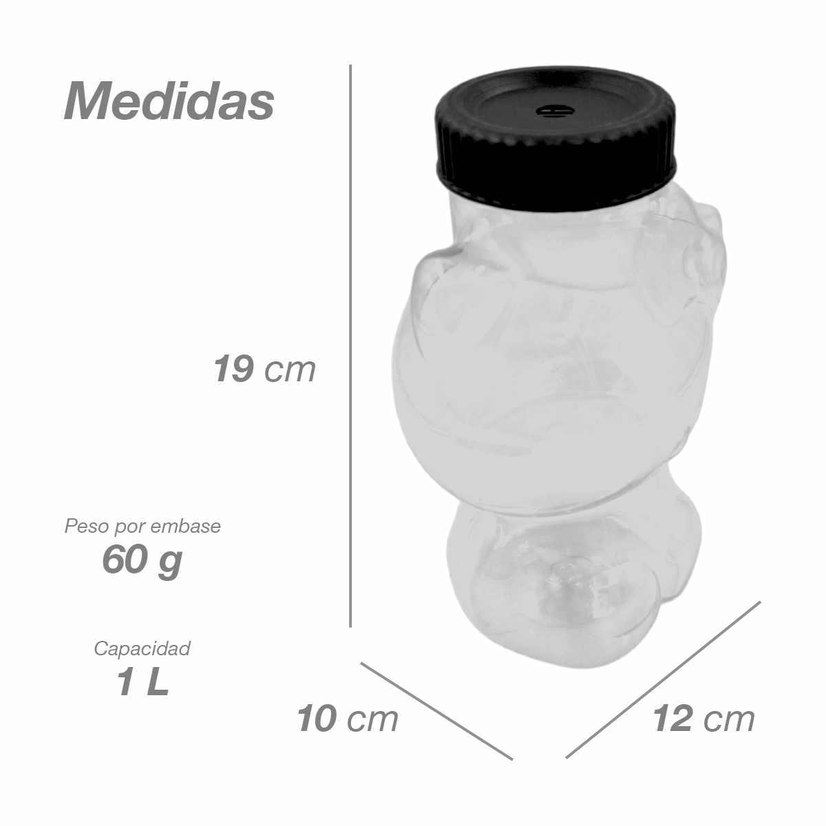 63 Vasos de Plastico Hello Kitty de 1 Litro para Kittychela - Mayoreo - Farvisan