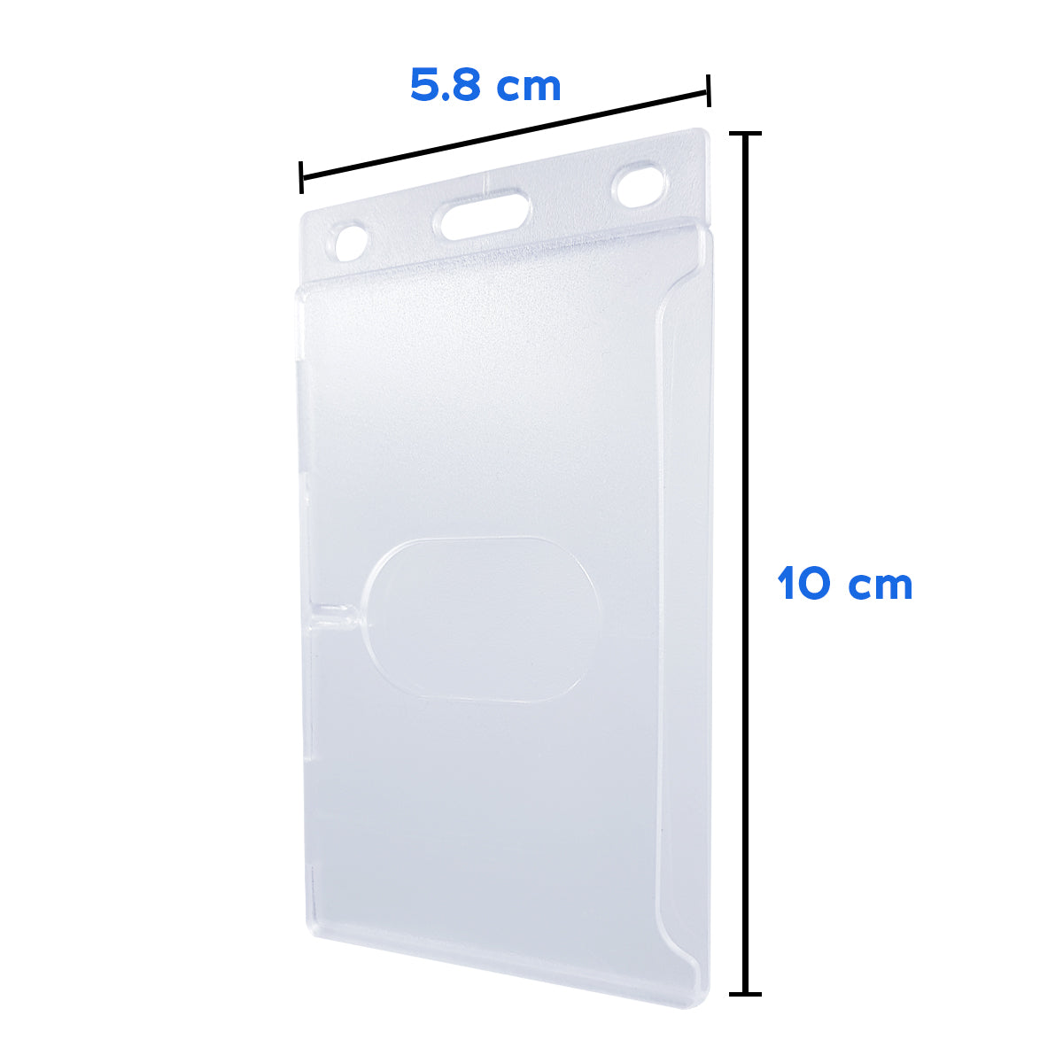 Mica porta gafete de acrilico Vertical - Farvisan - 2 PACK
