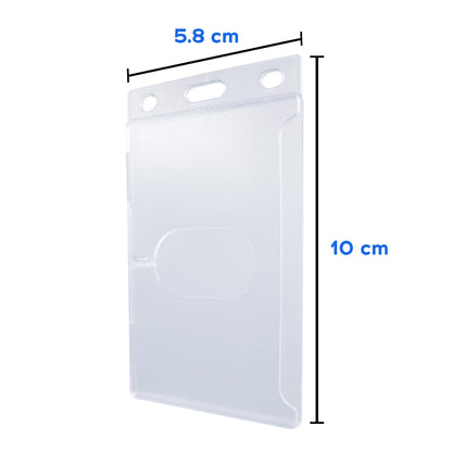 Mica porta gafete de acrilico Vertical - Farvisan - 2 PACK