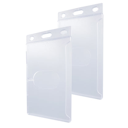 Mica porta gafete de acrilico Vertical - Farvisan - 2 PACK