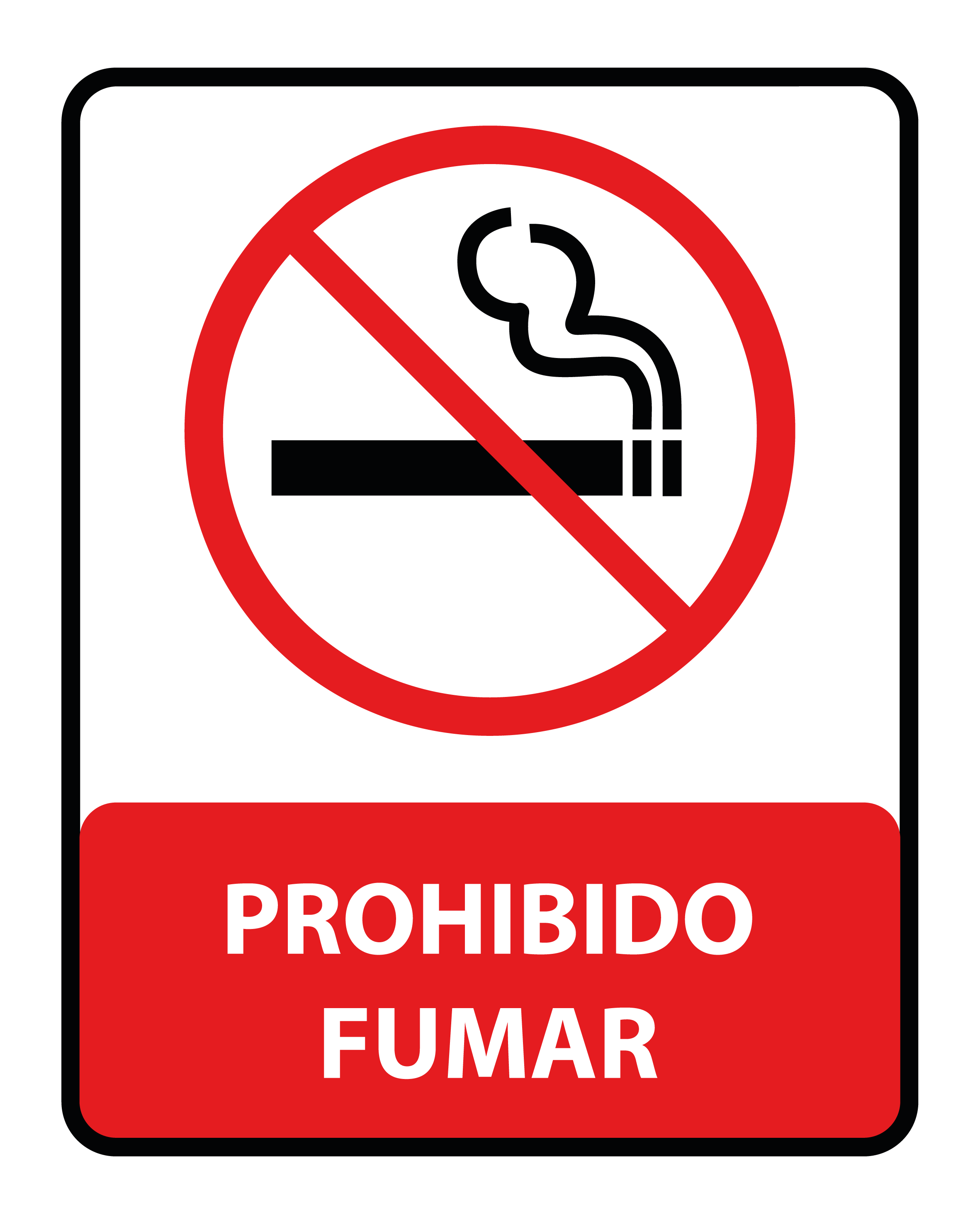 Señaletica PROHIBIDO FUMAR – Farvisan